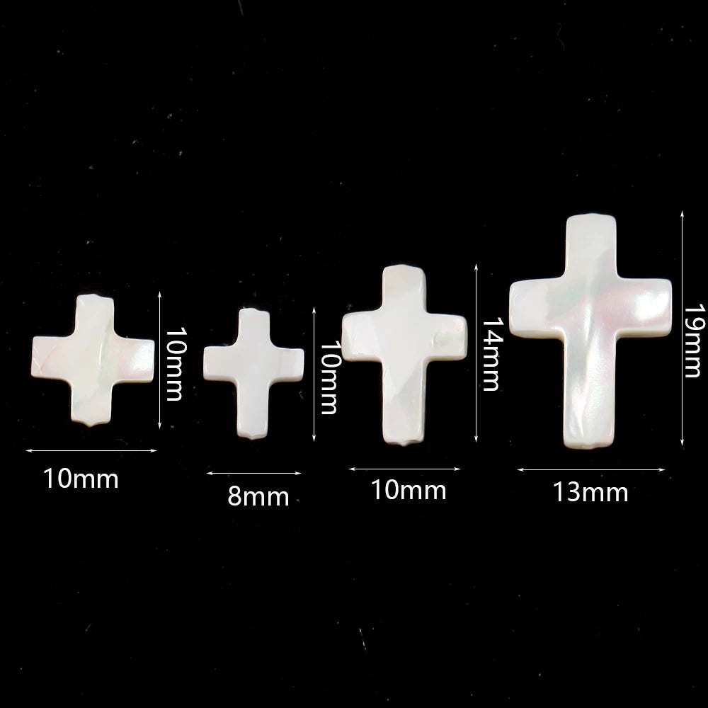 bracelet croix nacre