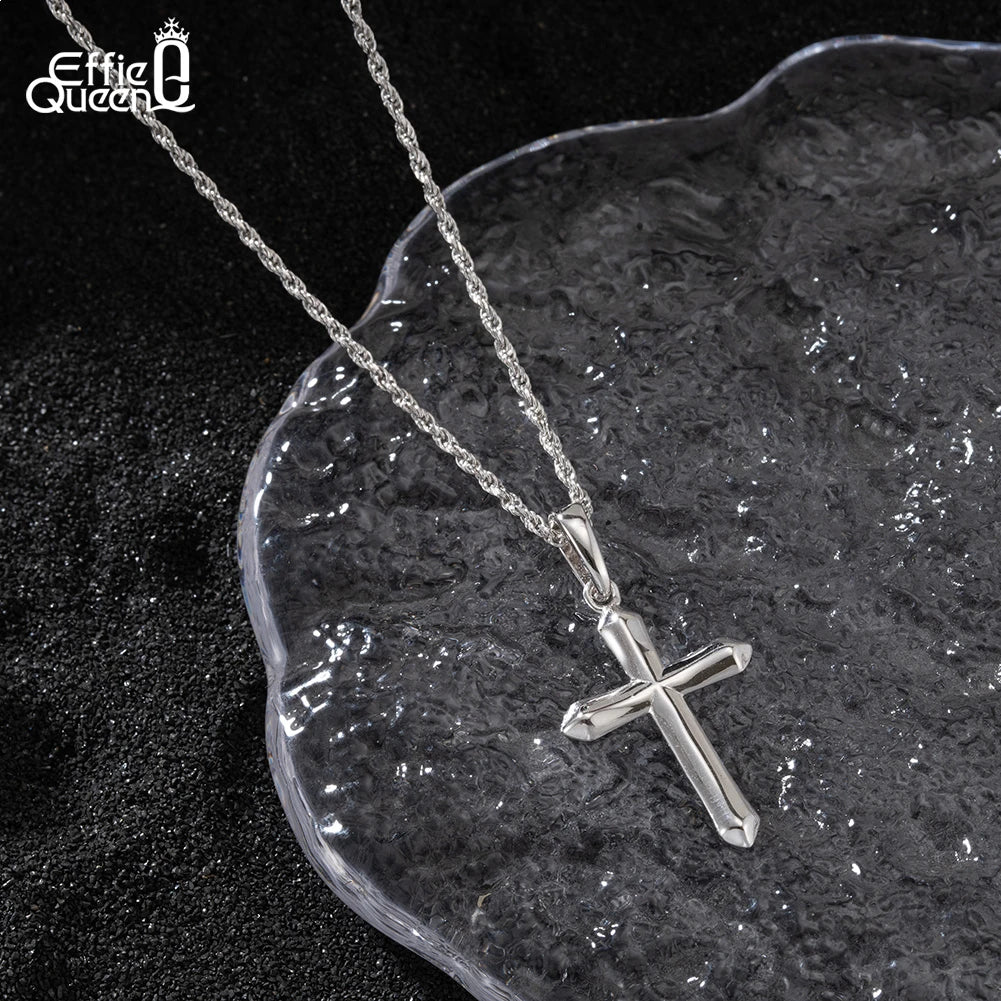 pendentif croix or 18K