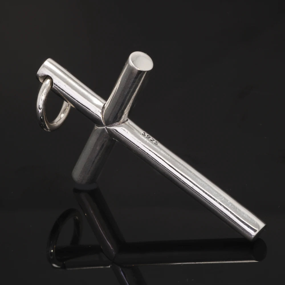 Pendentif croix argent