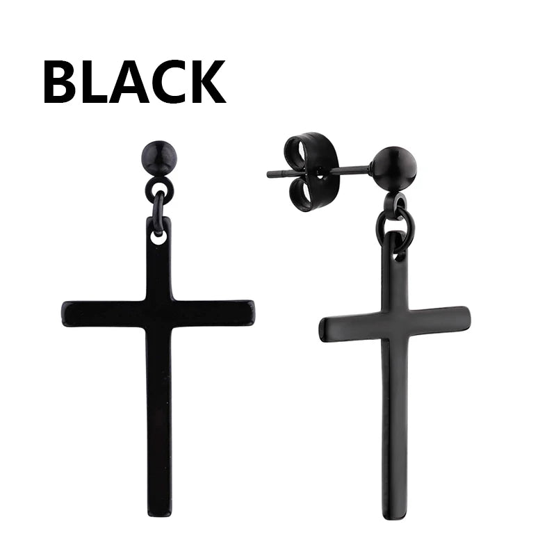 boucle oreille croix