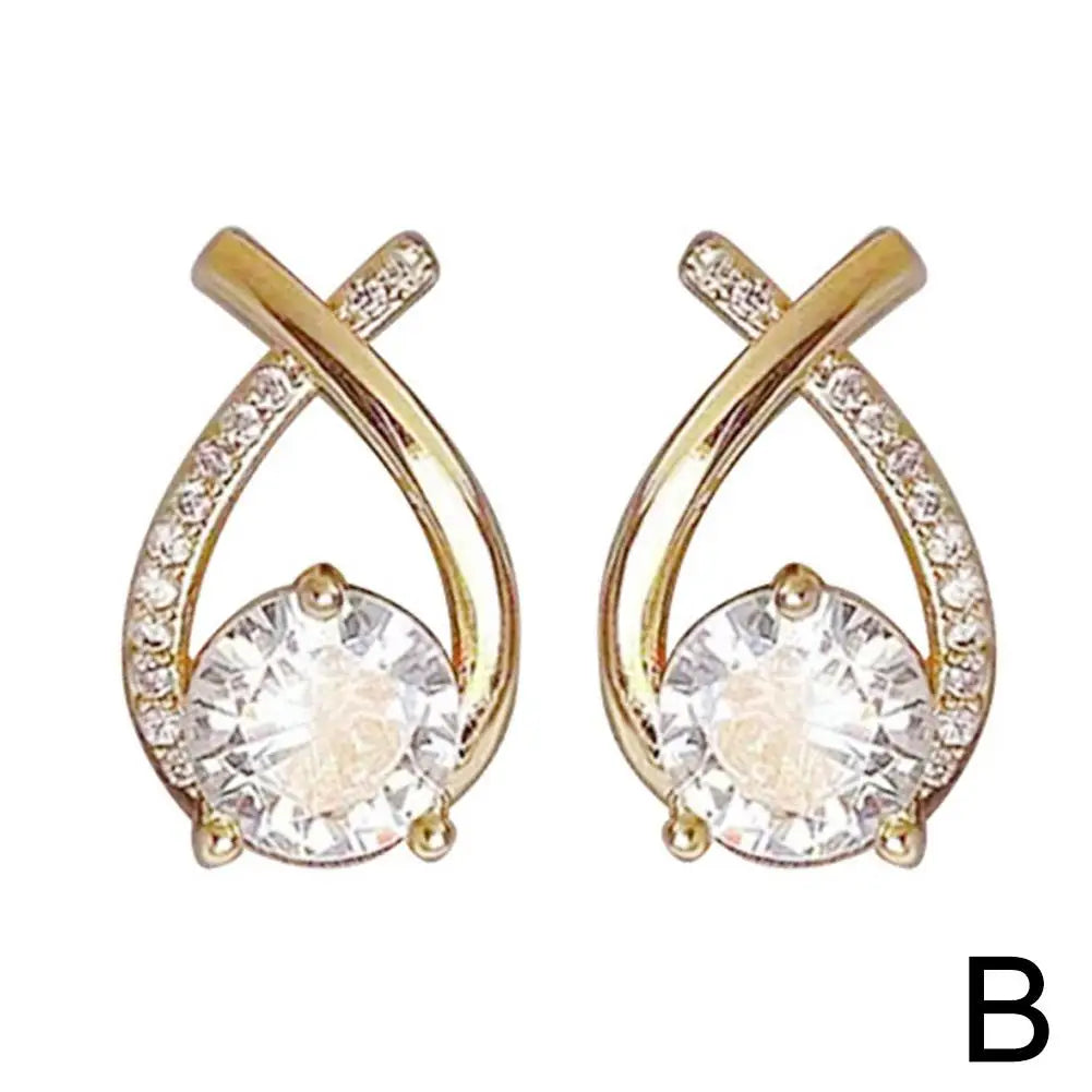 boucle oreille croix femme