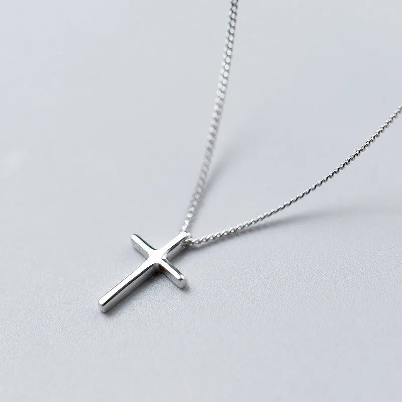 pendentif croix argent