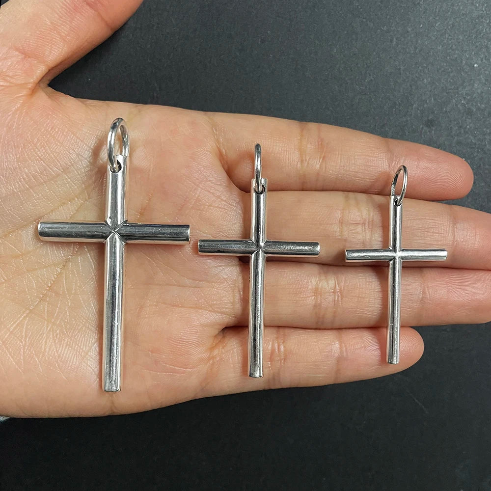 Pendentif croix argent