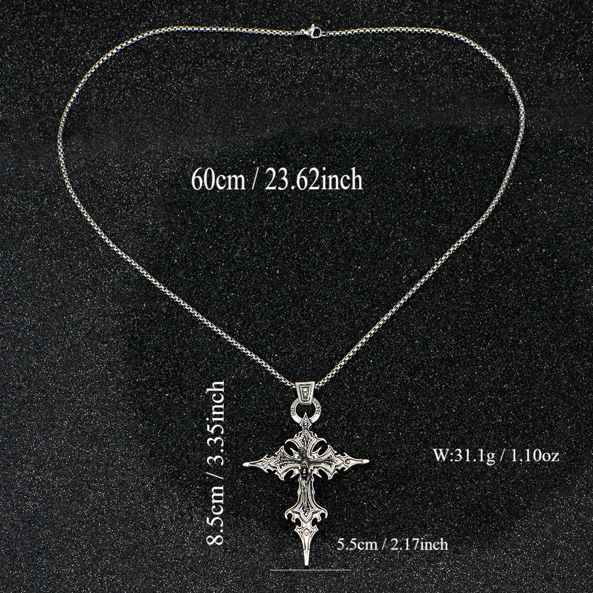 pendentif croix de jésus