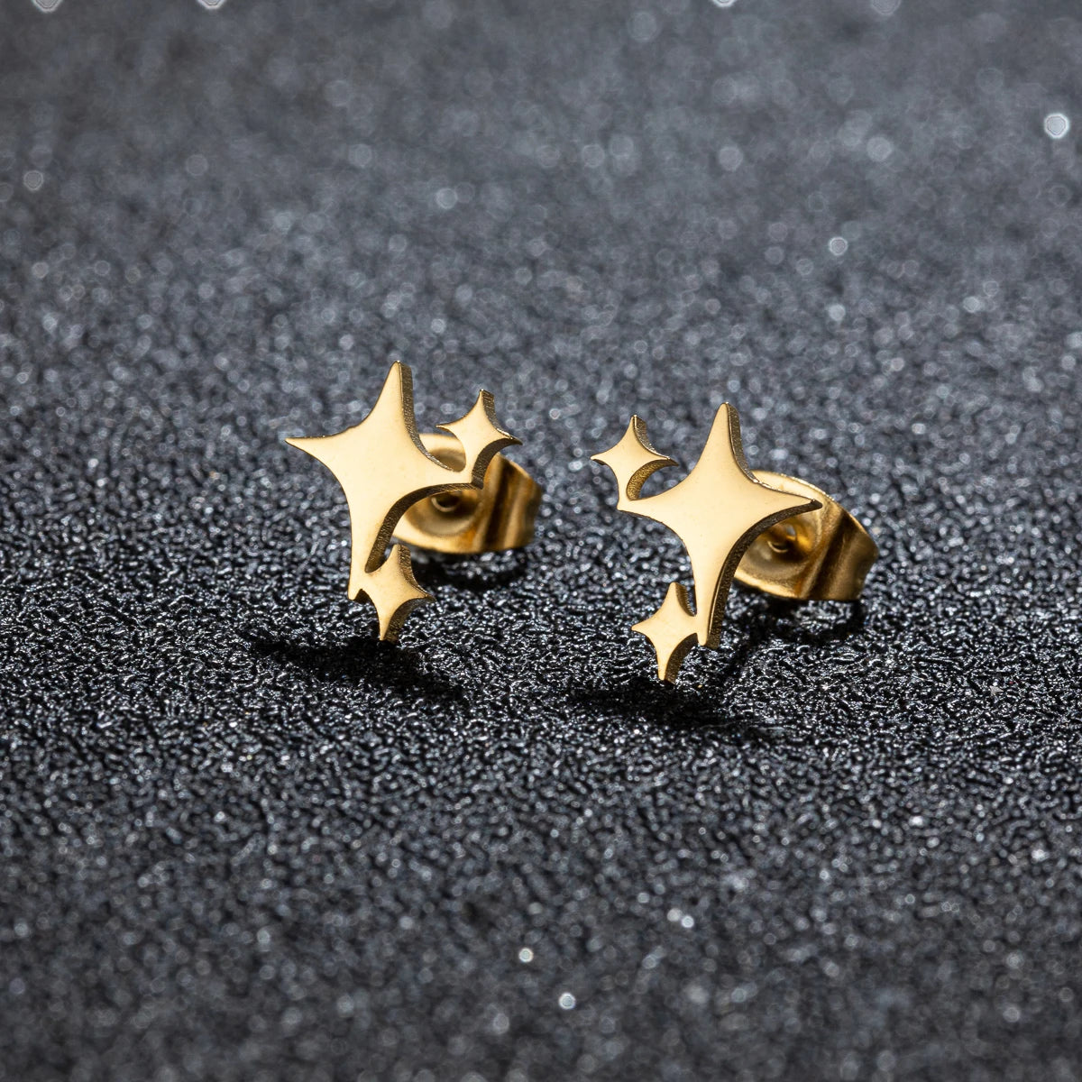 boucle oreille croix acier inoxydable