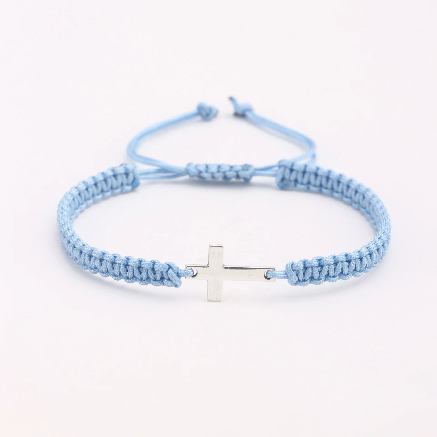 bracelet cordon croix