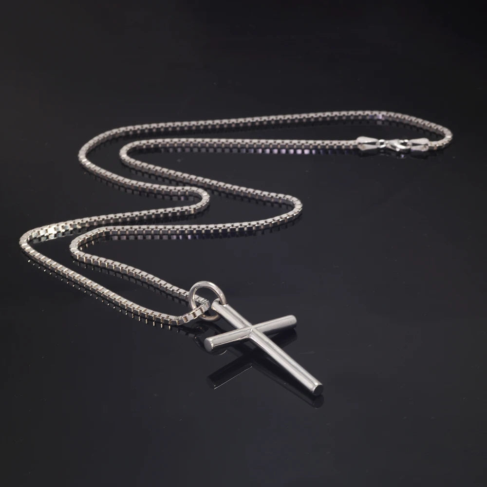 Pendentif croix argent