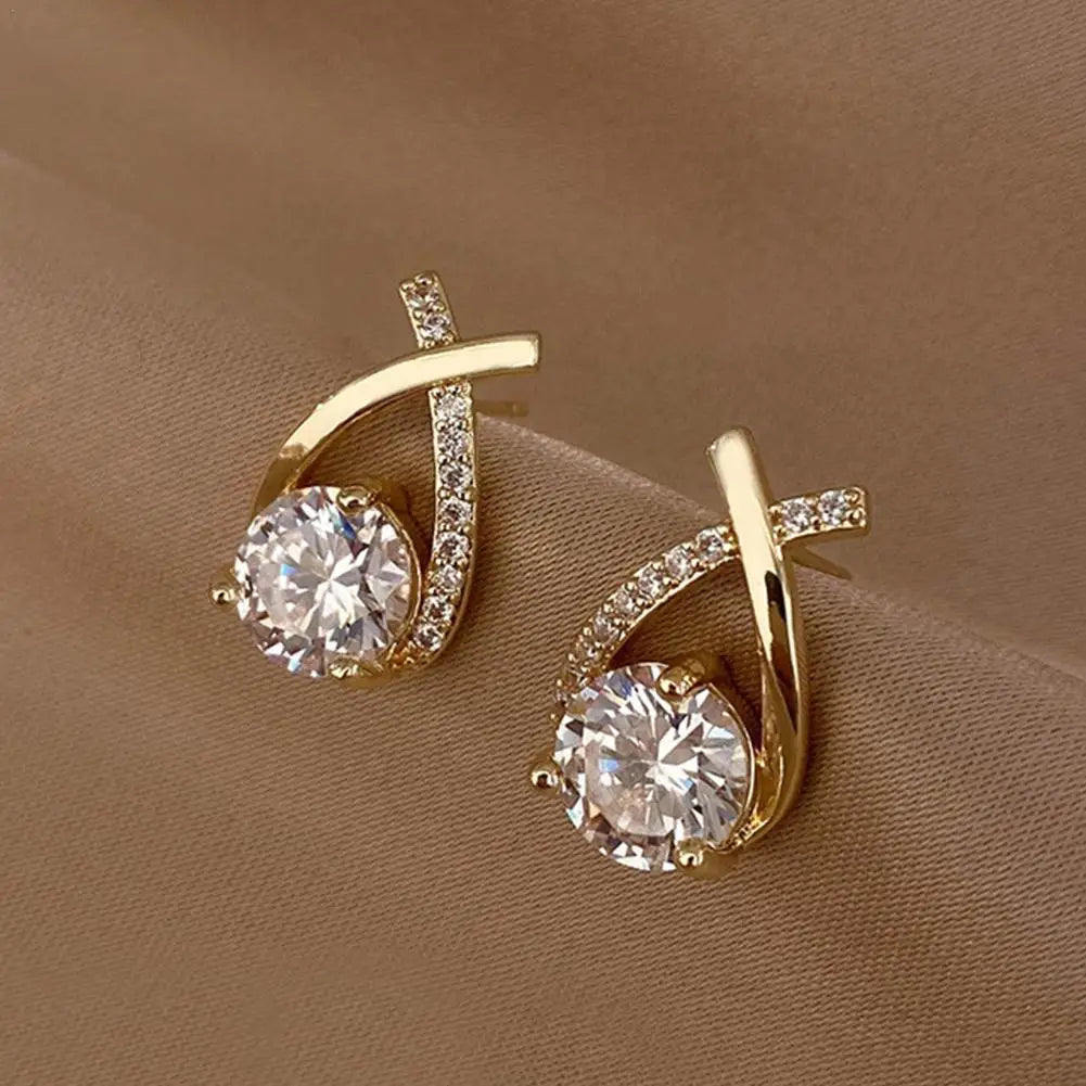 boucle oreille croix femme