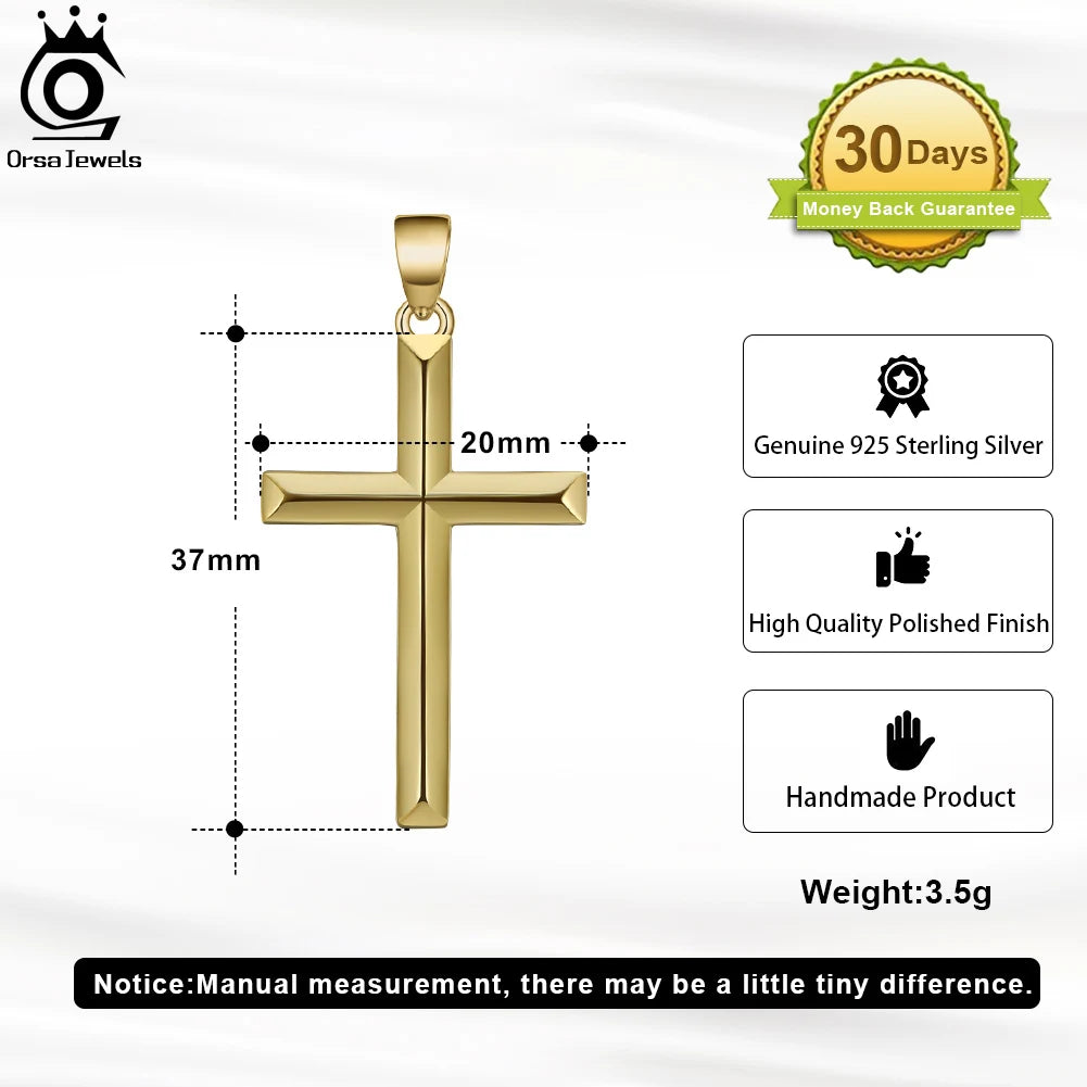 chaine croix 18K