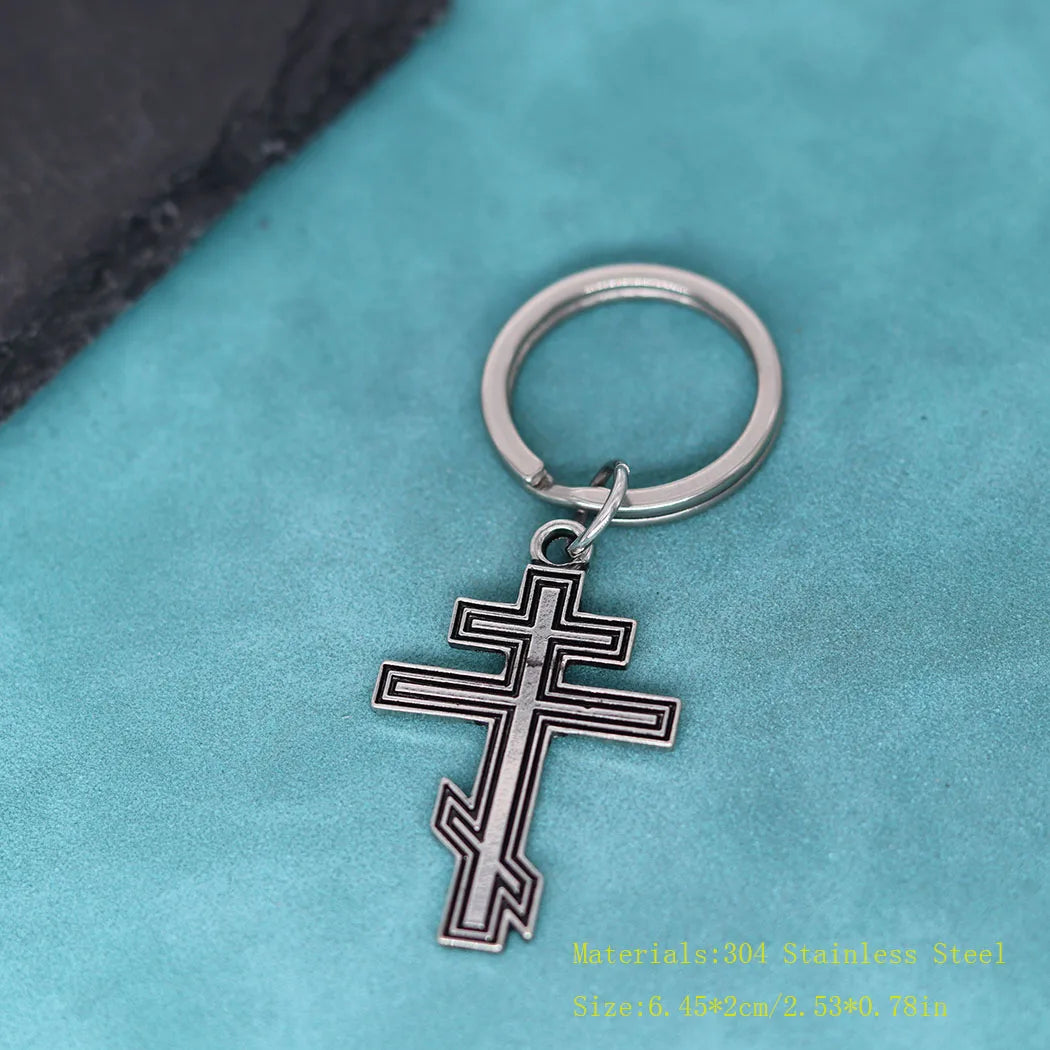 Pendentif croix orthodoxe