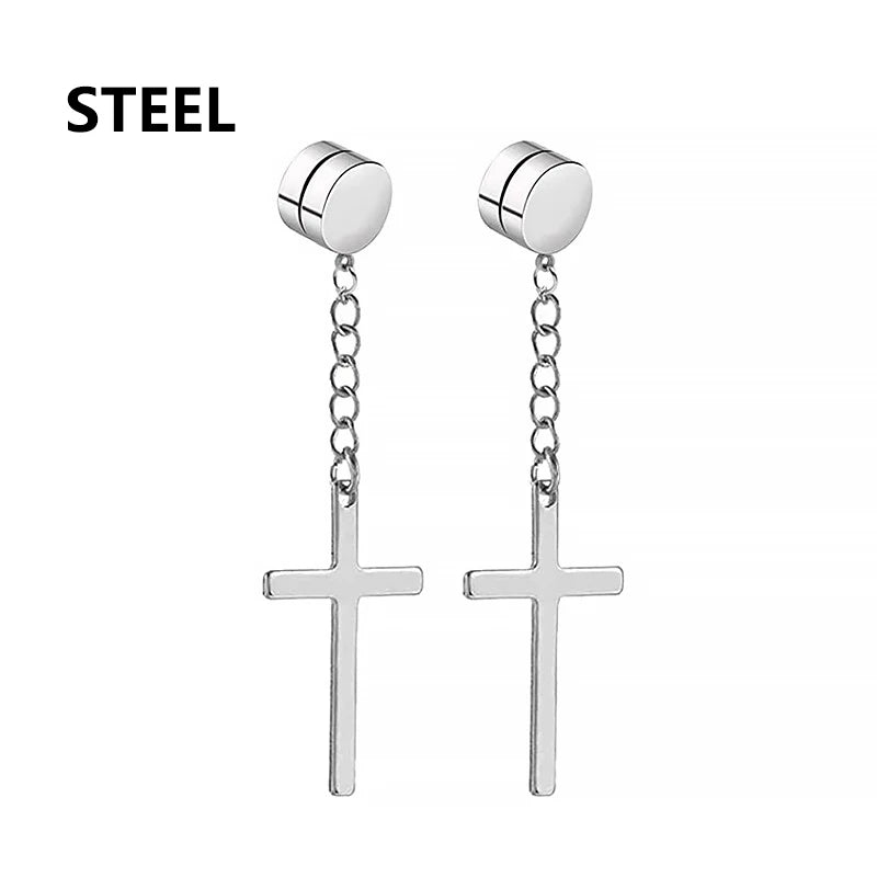 boucle oreille croix