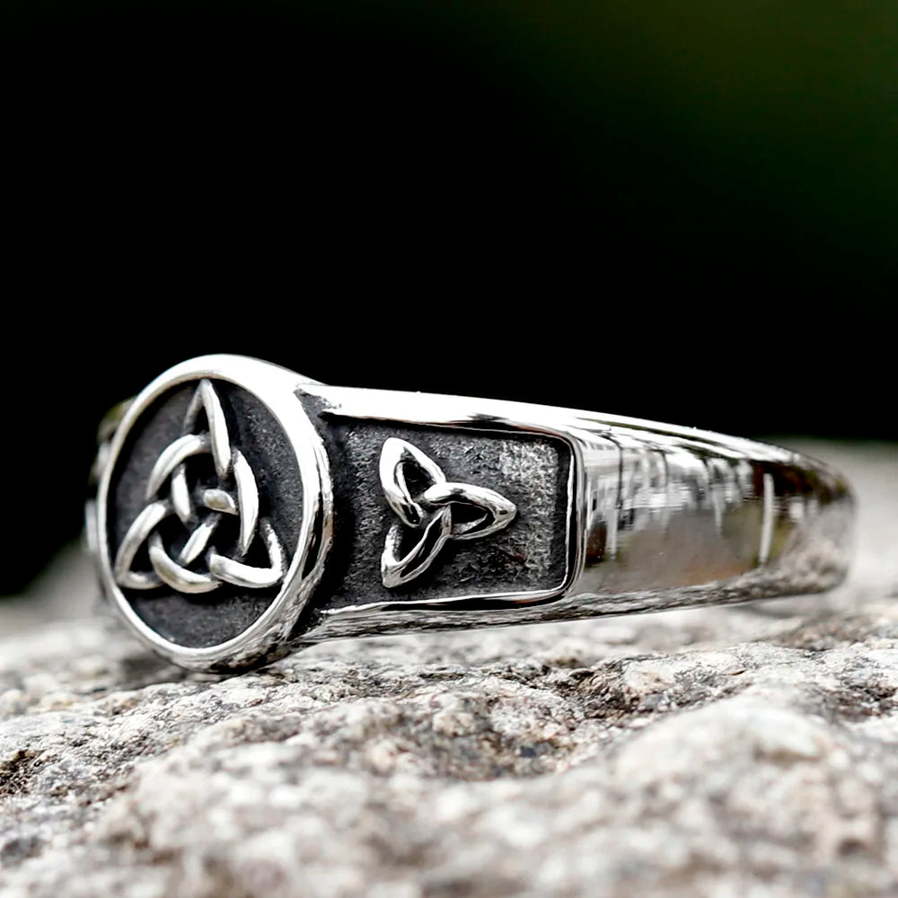 Chevalière croix celtique