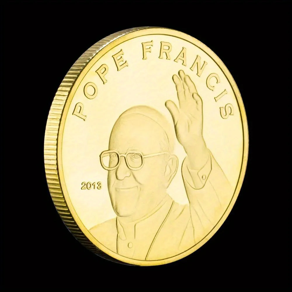 Pièce croix pape françois