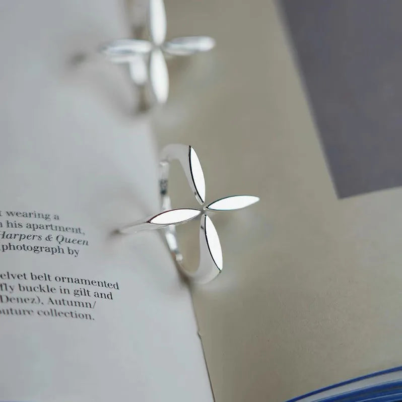 bague croix argent