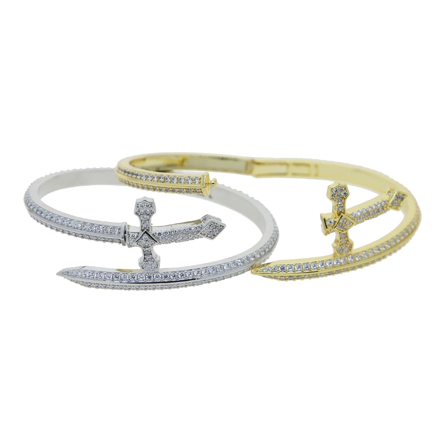 bracelet croix épée