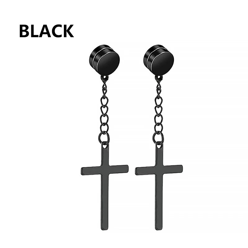 boucle oreille croix