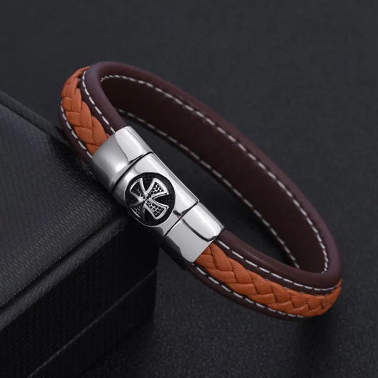 bracelet croix templier