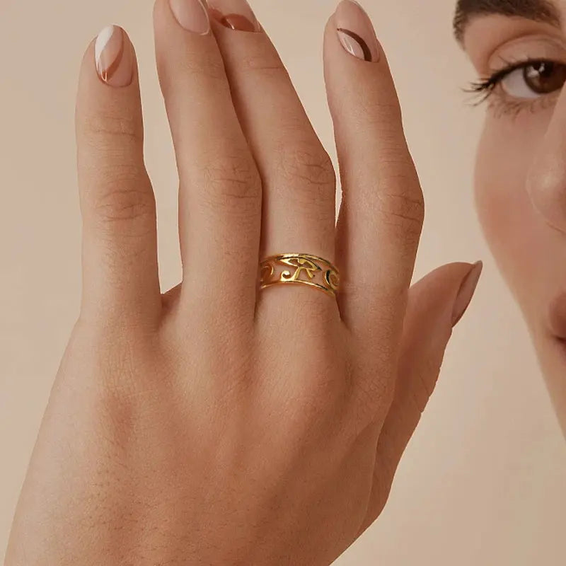 bague croix ankh