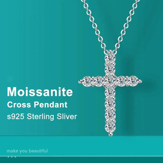 collier croix argent