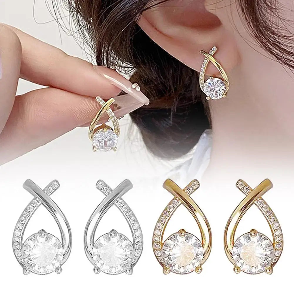 boucle oreille croix femme
