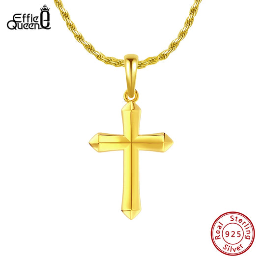 pendentif croix or 18K