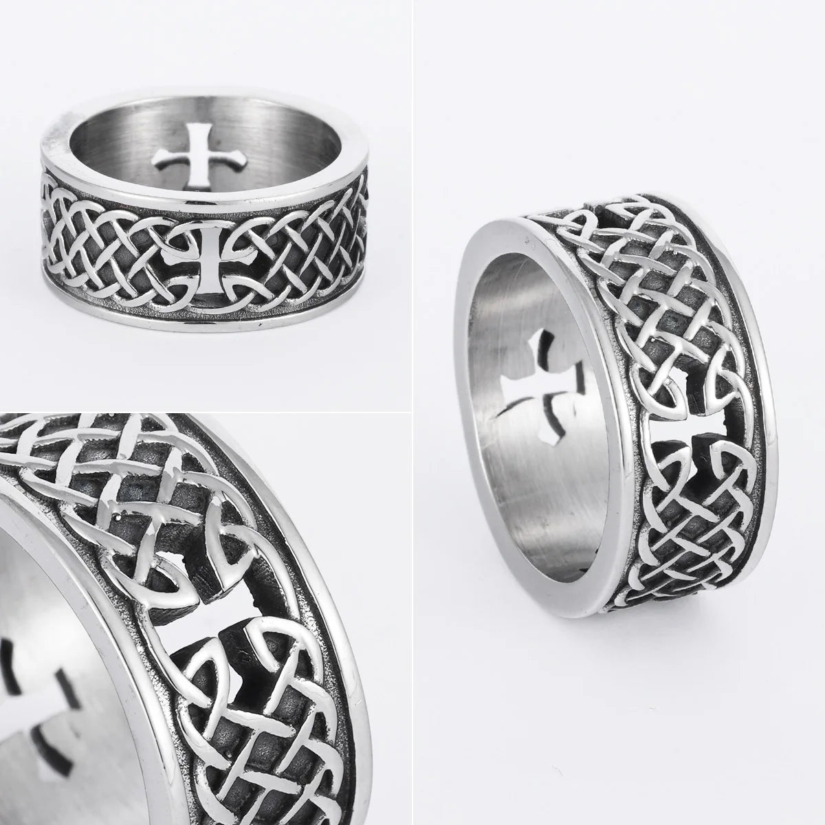 bague croix celtique