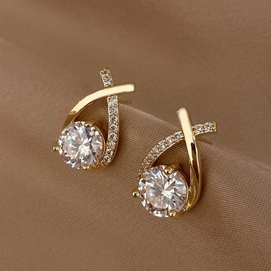 boucle oreille croix femme