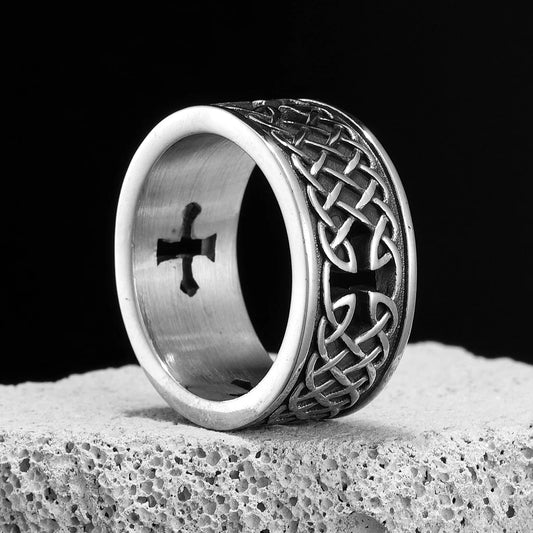 bague croix celtique