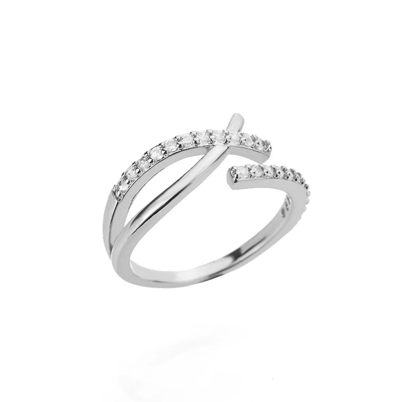 Bague croix amour