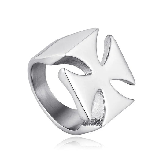 Bague croix de malte
