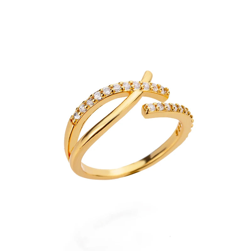 Bague croix amour