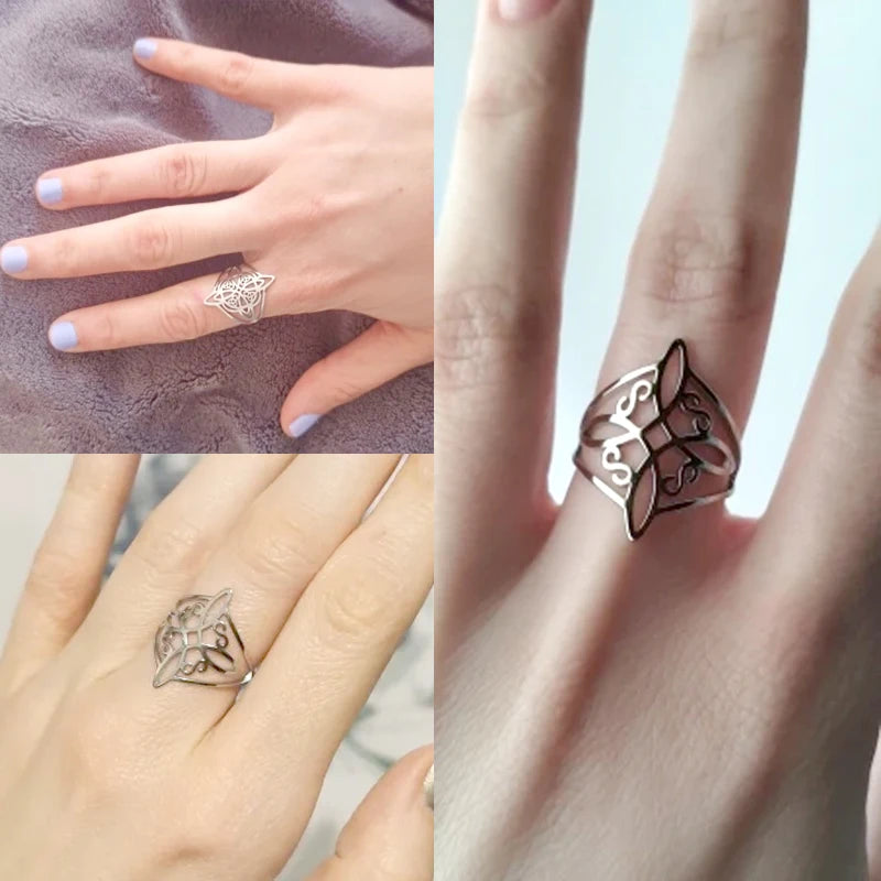 Bague croix celtique