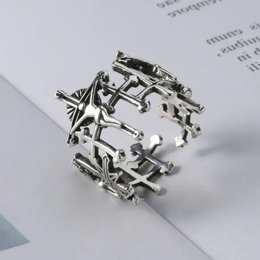 bague croix de jésus