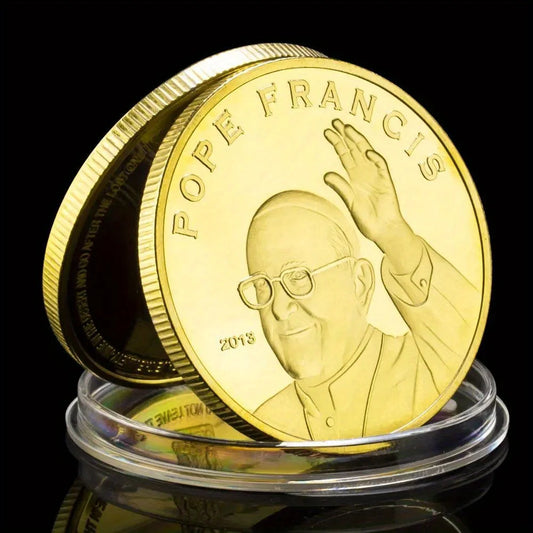 Pièce croix pape françois