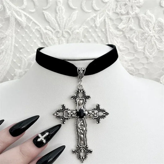 pendentif croix moderne