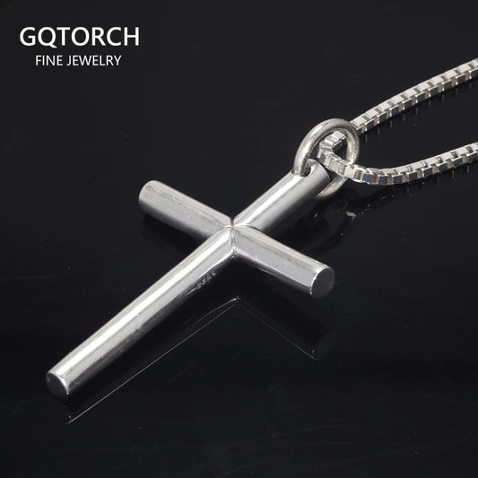 Pendentif croix argent